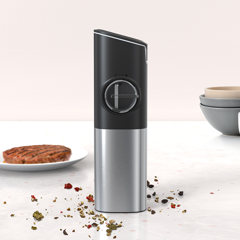 Gravity Electric Pepper and Salt Grinder_USB Rechargeable_KW-PGK-0013A