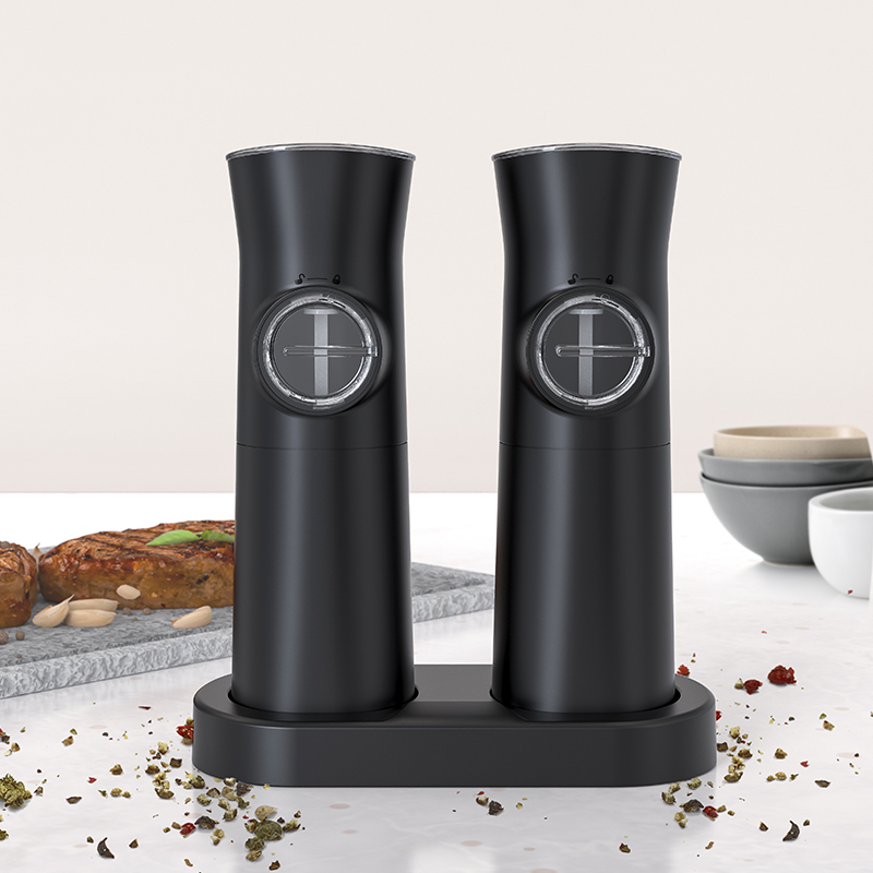 Gravity Electric Pepper Grinder gift set_USB Rechargeable_KW-PGK-0018C