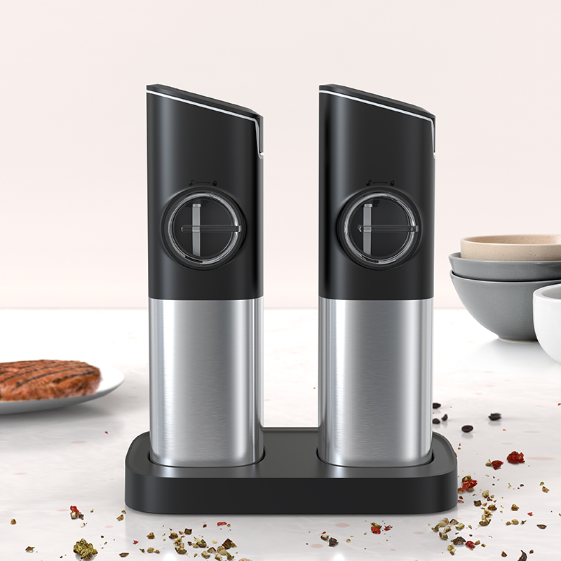 Gravity Electric Pepper Grinder gift set_USB Rechargeable_KW-PGK-0013C