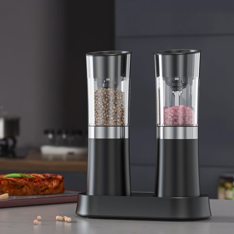 Gravity Electric Pepper Grinder gift set_USB Rechargeable_KW-PGK-0029C