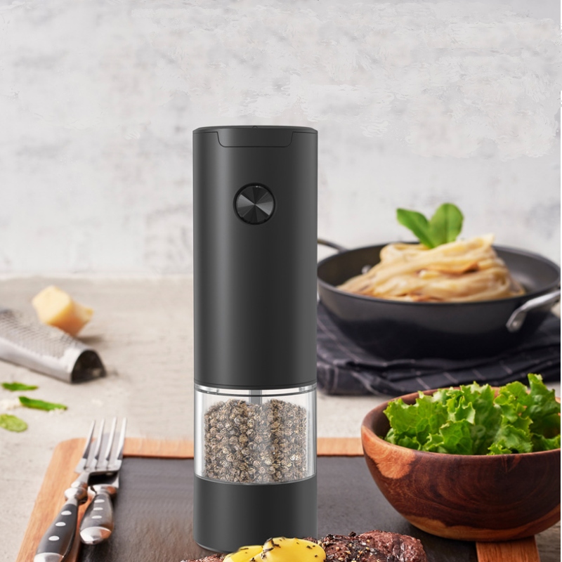 Push-button Electric Pepper and Salt Grinder/Mill_Dry battery operated_KW-PGK-0044B