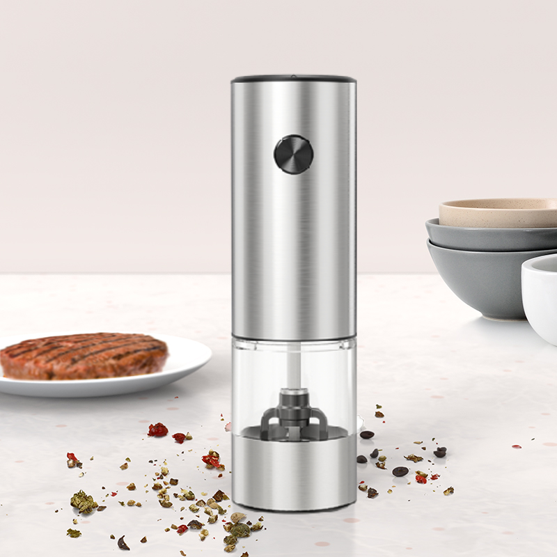 Push-button Electric Pepper and Salt Grinder/Mill_Dry battery operated_KW-PGK-42B01