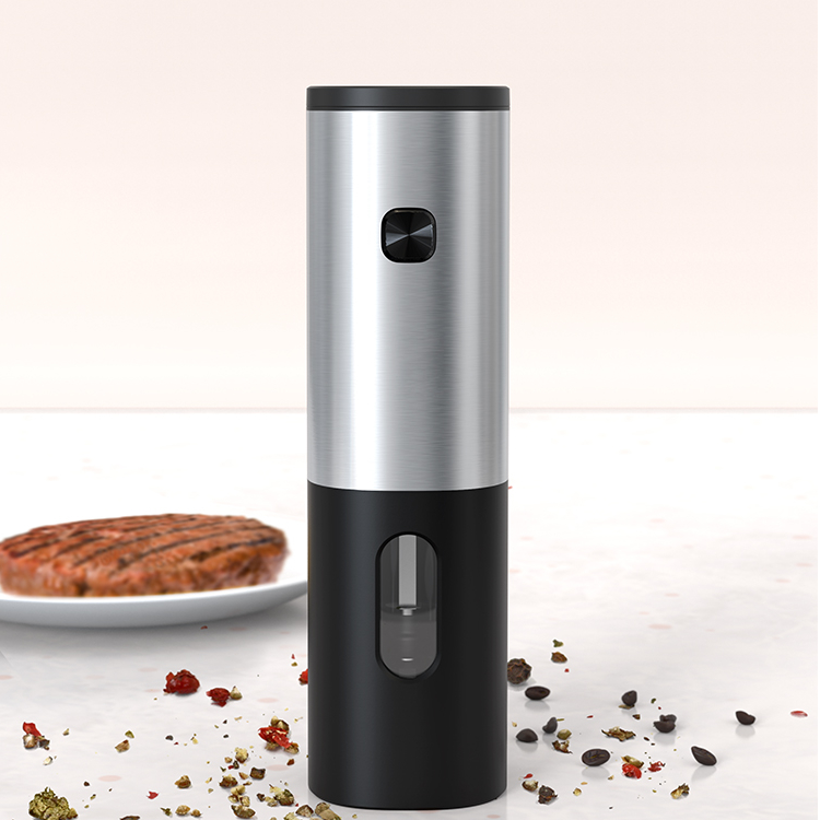 Push-button Electric Pepper and Salt Grinder/Mill_Dry battery operated_KW-PGK-0011B